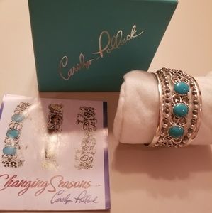 Carolyn Pollack Silver Cuff Bracelet